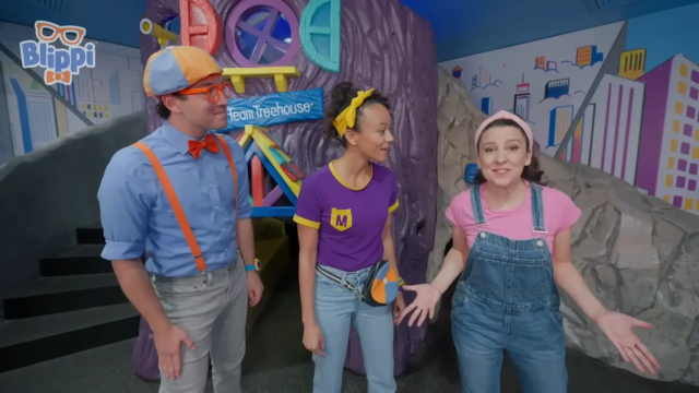 ms rachel with blippi and meeka
