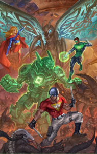 justice league vs godzilla vs kong 2 3 oto quah dc comics solicitations august 2025