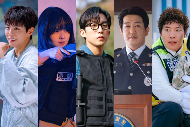 From left: Park Bo-gum, Kim So-hyun, Lee Sang-yi, Heo Sung-tae, Tae Won-seok