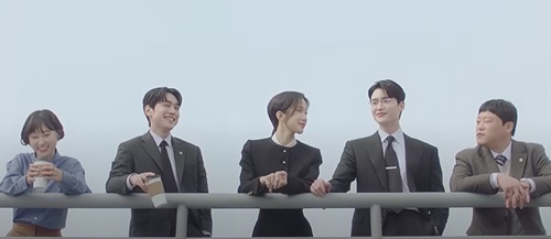 Law and the City Korean Drama - Lee Jong Suk and Moon Ga Young